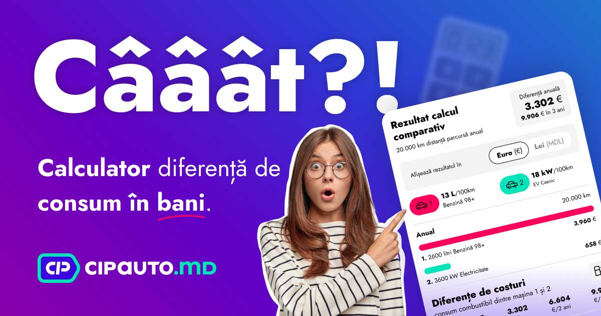 Calculator diferență cost combustibil